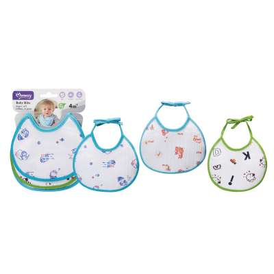 Super Soft Baby Bibs 3 in 1 Baby Cotton Bibs MOQ ONE Carton