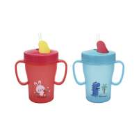 MOQ one carton factory directly supply Cute plastic water cup for baby