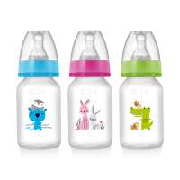 BPA Free Eco Friendly Food Grade PP Plastic 120ml Baby Feeding Bottle