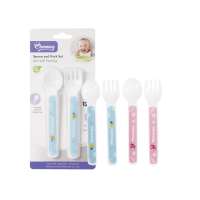 MOQ one carton factory directly supply baby products baby spoon and fork set