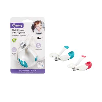 MOQ one carton factory directly supply baby nail clipper with magnifier