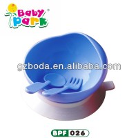 2016 durable plastic baby bowl with spoon