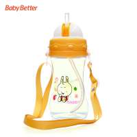 BPA Free children Kids Water Cup Baby Bottle With Straw And String